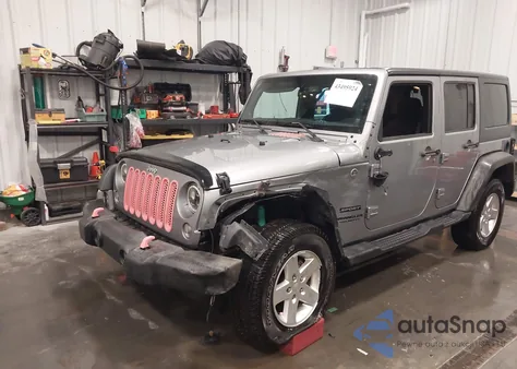 2014 Jeep Wrangler Unlimited Sport from USA, damaged, VIN 1C4BJWDG7EL312368